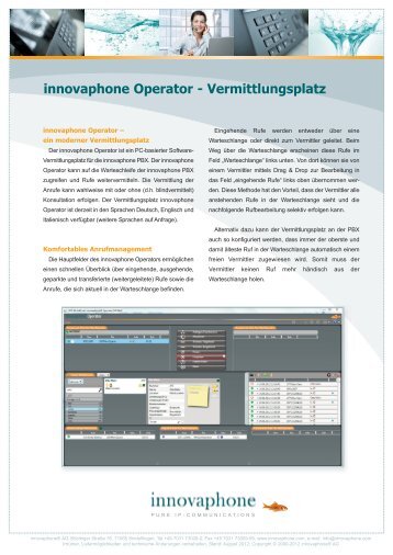 Vermittlungsplatz - Innovaphone