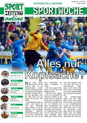 Alles nur Kopfsache? Die Sportwoche (45)