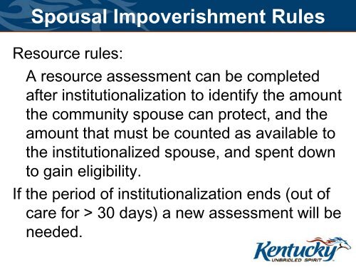 medicaid eligibility and patient liability determinations - Kymmis.com