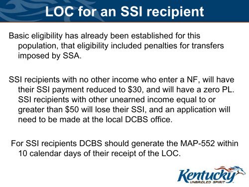 medicaid eligibility and patient liability determinations - Kymmis.com