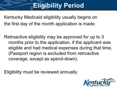 medicaid eligibility and patient liability determinations - Kymmis.com