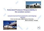 Extended Producer Responsibility in the aviation sector: - AELS