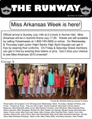 The Runway - Miss Arkansas