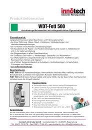 WDT-Fett 500 - Innotech