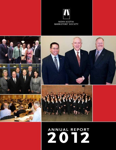 2012 NSBS Annual Report - Nova Scotia Barristers' Society