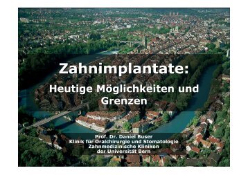 Homepage Implantate - zahnmedizinische kliniken zmk bern ...