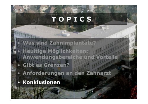 Homepage Implantate - zahnmedizinische kliniken zmk bern ...