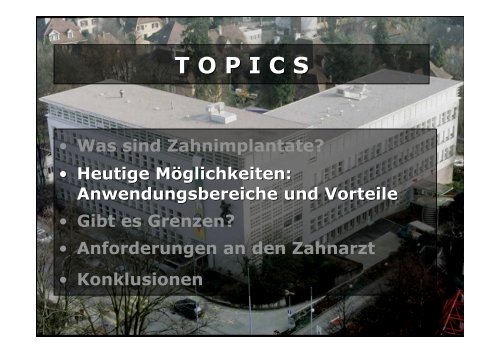 Homepage Implantate - zahnmedizinische kliniken zmk bern ...