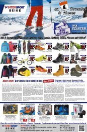 Neueröffnung Intersport-Beike am 6. November in ALZENAU