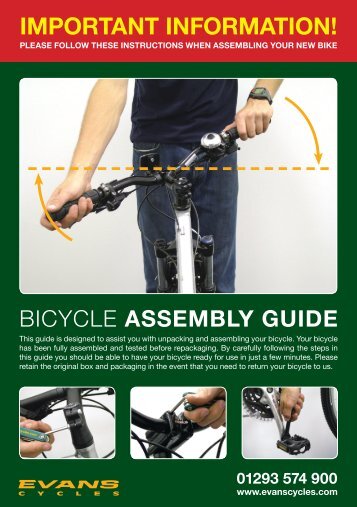 Assembly Instructions - Evans Cycles