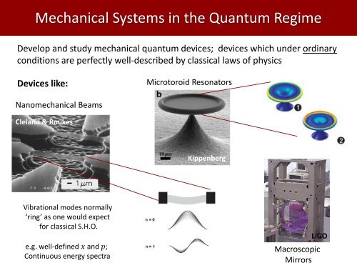 Qubit-Coupled Mechanics - IFSC