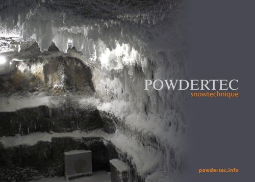 PowderTec Snowsystems - Booklet - innovag.de