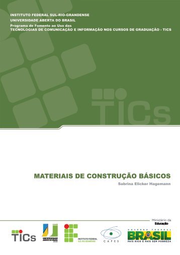 materiais de construção básicos - Instituto Federal Sul-rio-grandense