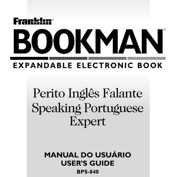 Perito Inglês Falante Speaking Portuguese Expert - Franklin ...