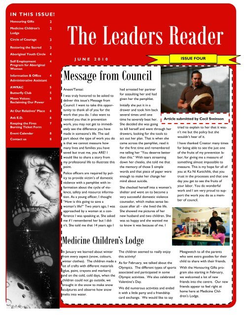 The Leaders Reader - Ka Ni Kanichihk