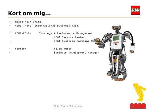 Mette Bank og Niels Ravn Braad, LEGO - DBTA