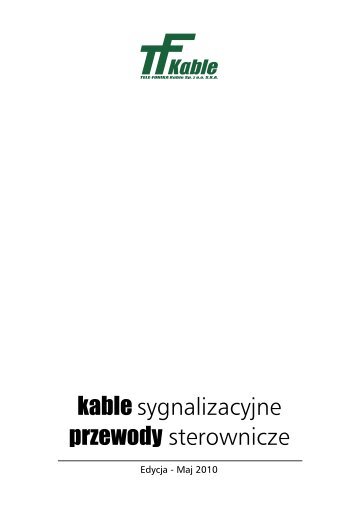 kable sygnalizacyjne przewody sterownicze - Doko