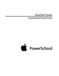 PowerPack Tutorial PowerSchool Parent Portal
