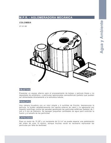 [M026] MPR Aglomeradora mecÃ¡nica - Ideassonline.org