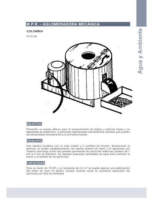 [M026] MPR Aglomeradora mecÃ¡nica - Ideassonline.org