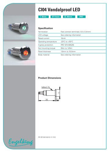 CI04 Vandalproof LED