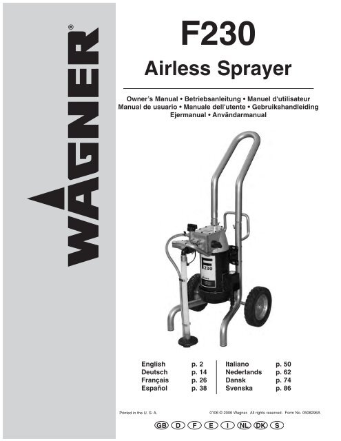 Airless Sprayer - Wagner