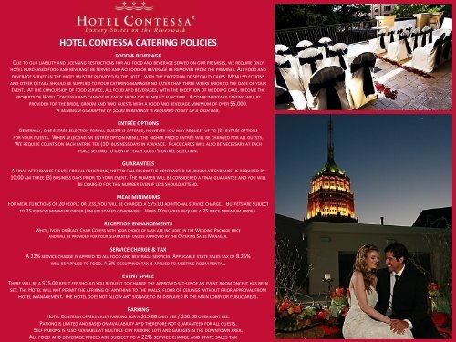 Wedding Packages - Hotel Contessa