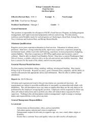 Proposed Job Description format: - Kitsap Community Resources