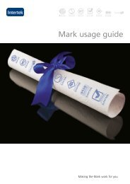 Mark usage guide - Intertek