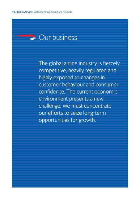 Our business (784kb pdf) - British Airways