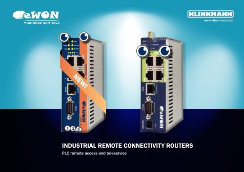 IndustrIal remote ConneCtIvIty routers - Klinkmann.