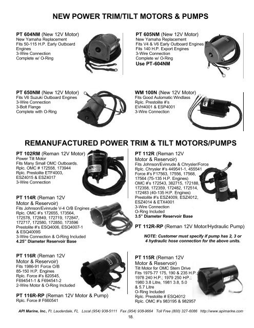 NEW 12 Volt TILT TRIM MOTOR For EVINRUDE JOHNSON ESQ4006 ESQ4007-1