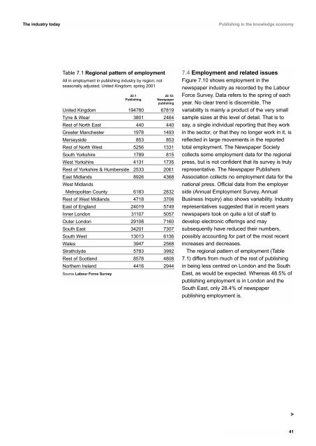 Publishing in the Knowledge Economy - DTI Home Page