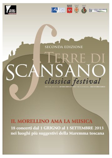 brochure del Festival 2013 - Comune di Scansano