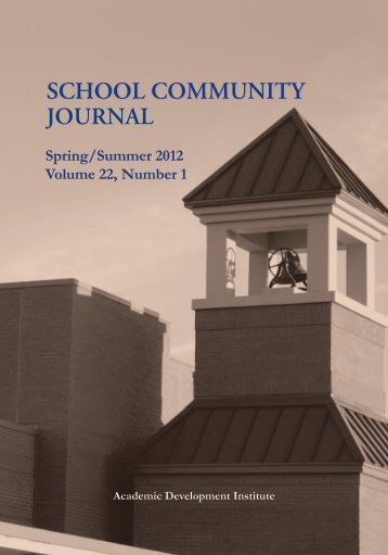 Spring/Summer 2012 Volume 22, Number 1 - Academic ...