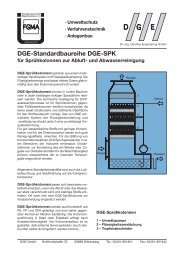DGE-Standardbaureihe DGE-SPK - DGE-Wittenberg.com