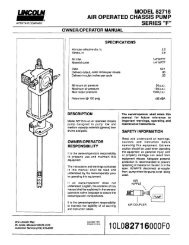 Air Operated Chassis Pump - A&A Hydraulic Repair Company for ...