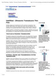 Naval Technology - Intellifast - Ultrasonic Transducers Thin Film