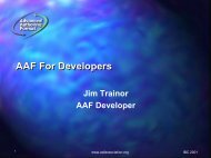 AAF For Developers
