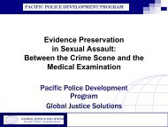 Evidence Preservation in Sexual Assault: Between the Crime Scene ...