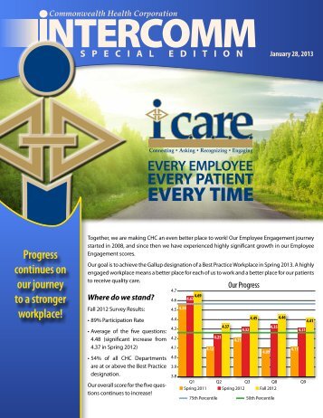 1-2013 Special Edition Engagement Intercomm - The Medical Center