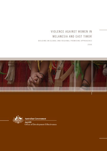 Violence against women in Melanesia and East Timor - Office of ...