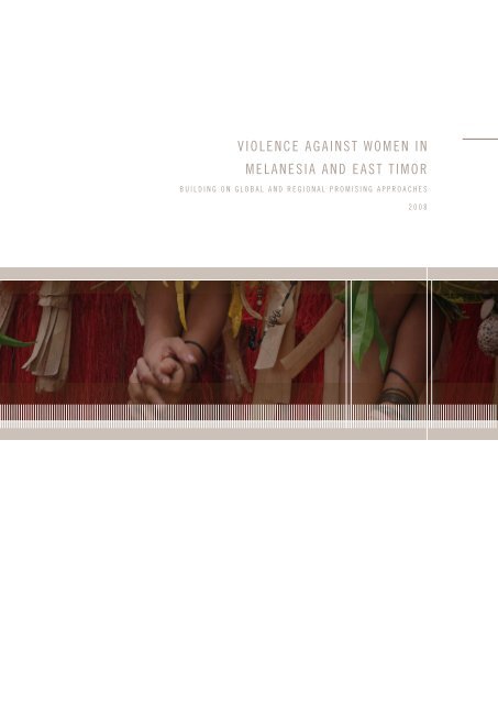 Violence against women in Melanesia and East Timor - Office of ...