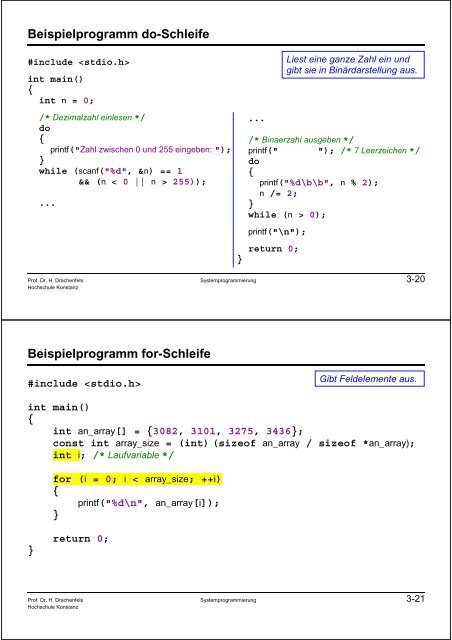 Systemprogrammierung Teil 1: Einführung