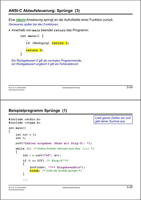 Systemprogrammierung Teil 1: Einführung