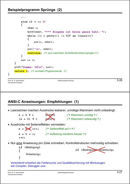 Systemprogrammierung Teil 1: Einführung