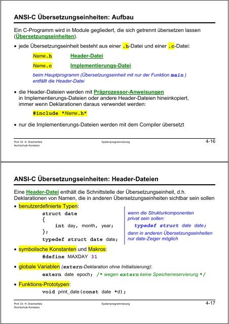 Systemprogrammierung Teil 1: Einführung