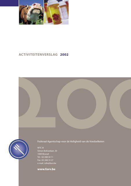 ACTIVITEITENVERSLAG 2002 - FAVV