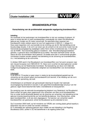 Regelgeving brandweerliften.pdf - BrandweerKennisNet