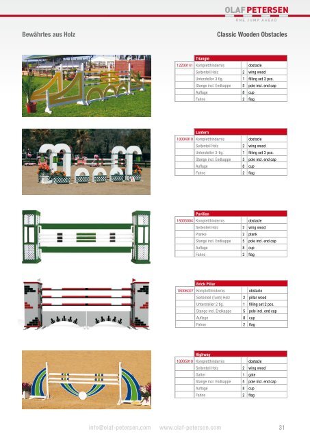 Olaf Petersen Horse Equipment Catalogue 2014